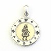 Good vibrations Good Vibration Alice Rabbit Playing Cards Coin Pendant,