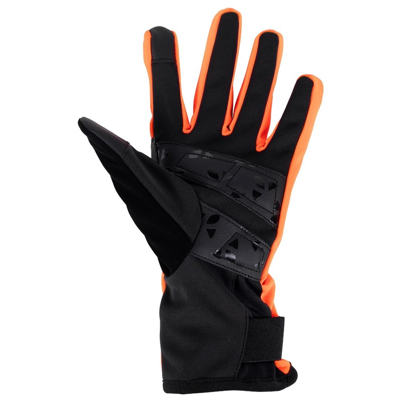 VAUDE Posta Warm Gloves, Neon Orange, 9