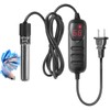 HITOP Mini Submersible Aquarium Heater - 50W Digital Heater for