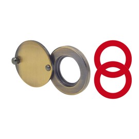 1 Set Peephole Cover, Peep Hole Covers for Peep Holes for Door Viewers, Home Security Peephole Protector Us House, Family, with Matching Self-Adhesive Installation Tools, Simple and Fast(Retro Color)