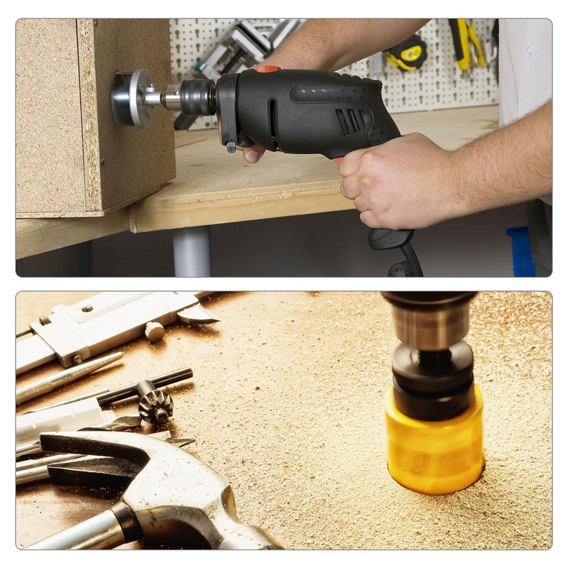 sourcing map Bi-Metal Hole Saw Kit 76mm (2-15/16") Hole Cutter