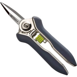 MLTOOLS Straight Blade Bypass Pruning Shears Compact Heavy Duty & Ultra Sharp for Gardening – 6.7 Inch Stainless-Steel Garden Shears – Ergonomic Trimming Shears – P4012