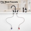 BATHLAVISH 32" Length Faucet Supply Lines 3/8" Comp x M10