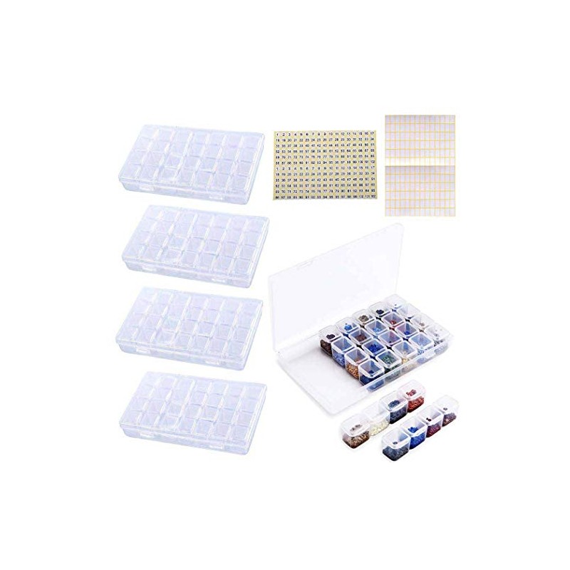 Saibangzi Diamond Painting Storage Box, Plastic Containers, Diamond Embroidery Box,