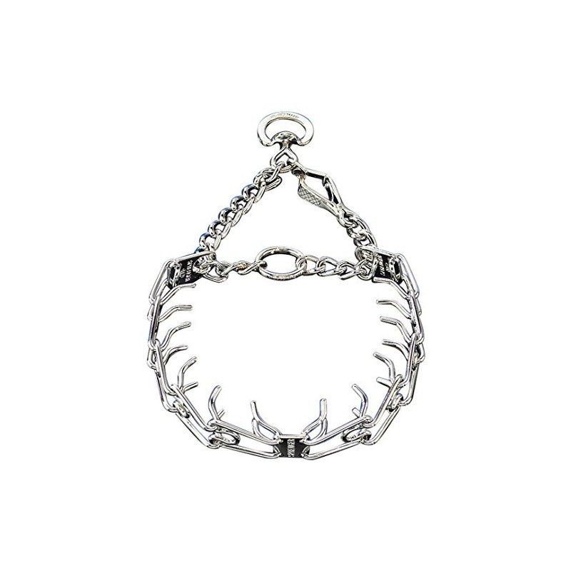 Herm Sprenger Chrome Plated Steel Training Prong Collar with Quick