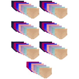 Yacht & Smith 48 Pack of Women's Wholesale Underwear Brief Underpants Panties in Bulk, Homeless Charity Donation