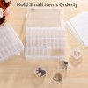 Bead Organizer Box, 30Pcs Small Clear Plastic Bead Storage Containers,