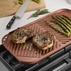 Tramontina Reversible Double Burner Non Stick Grill-Griddle, Quantanium Reinforced Nonstick