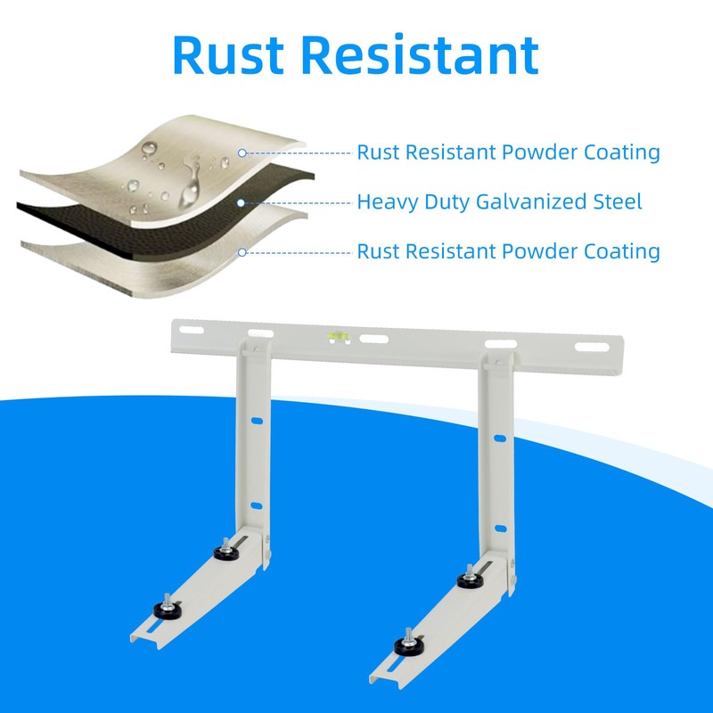 Qualward Mini Split Wall Mounting Bracket for Universal Ductless Air
