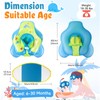 Baby Pool Float with Canopy: Baby Swimming Float with UPF50+