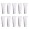 20PCS Plastic Empty Squeeze Cosmetic Soft Tubes Jars Refillable Cosmetic
