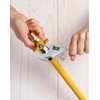 QWORK® 3 in 1 Adjustable Soft Grip Wrench Wrench with