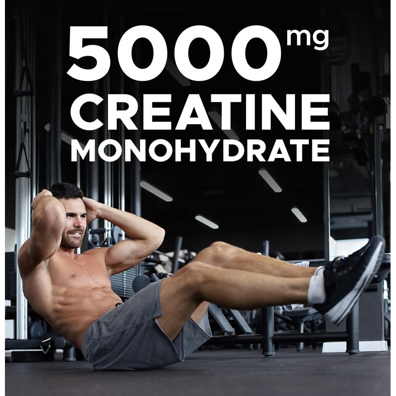 Revolution Nutrition Creatine Monohydrate 500g, Pure unflavoured, Increases Muscle Performance,