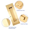 Hadnles Recessed Finger Flush Pulls - Fit Wardrobe, Pocket, Sliding