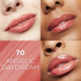 L'Oreal Paris Glow Paradise Bálsamo labial hidratante en brillo con extracto de granada y ácido hialurónico, fórmula ultra suave y no pegajosa, Angeli