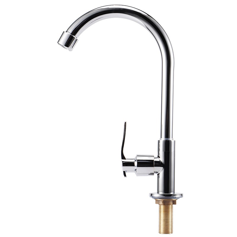 G1/2in Male Thread Zinc Alloy Kitchen Basin Sink Water Faucet