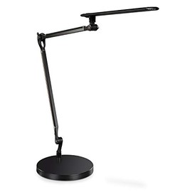E7 LED Desk Lamp with Clamp by Uplift Desk (Black lamp, Black Base) by Uplift Desk