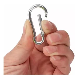 Pacal Bandola Gancho Mosqueton Aluminio Camping Llavero 2 Piezas