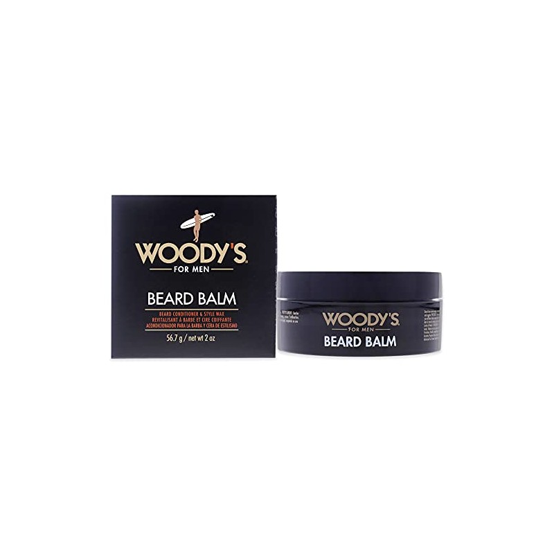 Woodys Beard Balm for Men - 2 oz Balm
