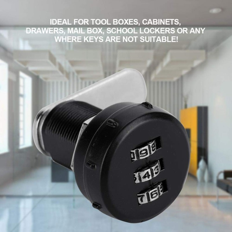 Yosoo Cam Lock Keyless Cam Lock 3 Digit Code Lock