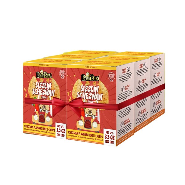 Bean Bites | Sizzlin Schezwan Lentil Crisp 3.53 oz (100