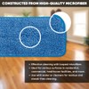 Microfiber Wholesale™ 18 inch Microfiber Mop Pads - Machine Washable,