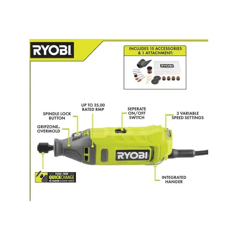 Ryobi 1.2 Amp Rotary Tool