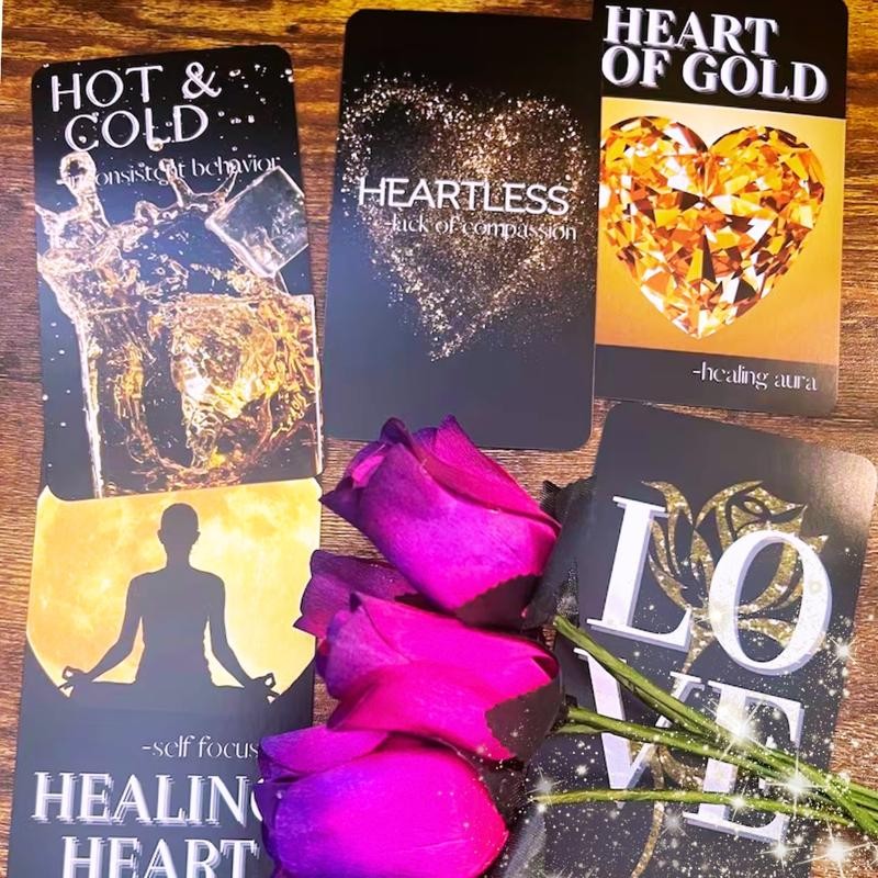 Heart of Gold Love & Romance Oracle Deck by Teresa