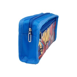 LDDYKZY Spider Pencil Case Anime Hero Pencil Case with Zip for Kids Square Rectangular Pencil Case Spider Large Pencil Case Pencil Bag for Teen Gift