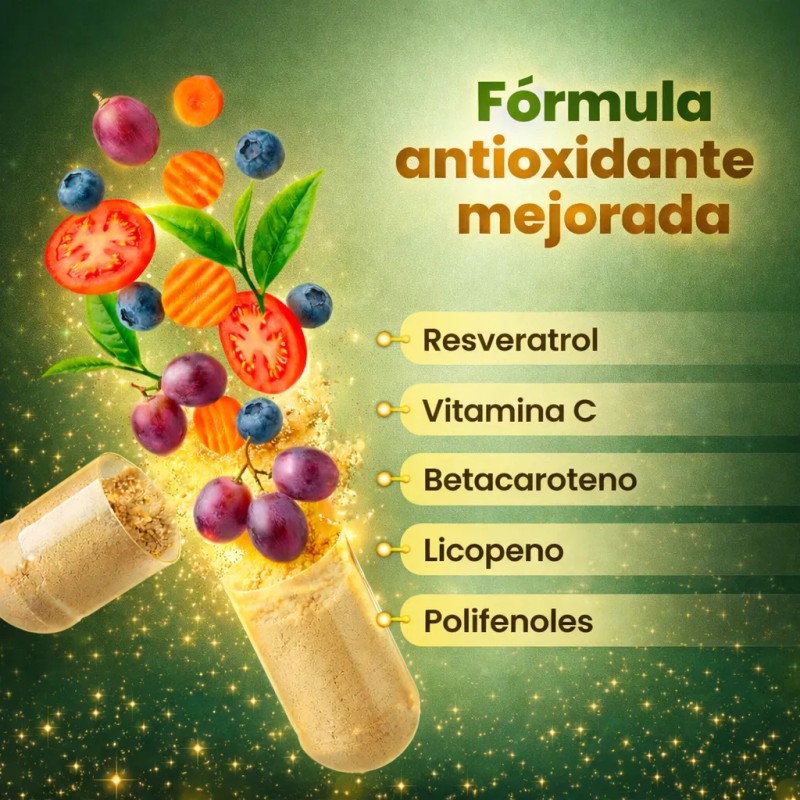 Resveratrol Gold Anti-ox Complex 90 Cpsulas Sin Sabor