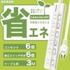 FUMITAKE Table Tap, Power Strip with Individual Switch, 9.8 ft