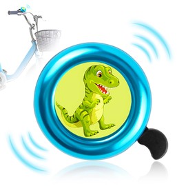 Children's Bicycle Bell, Children's Bicycle Bell Girls Boys Dinosaur Bell Children's Bicycle Ring Bell for Children's Bike, Scooter, Children's Balance Bike, Mountain Bike