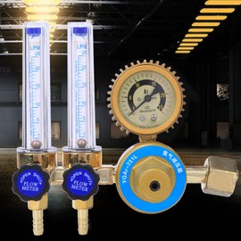 0.25MPa Argon Gas Pressure Reducer Dual Gauge Welding Accessories 0.25MPa Argon Gas