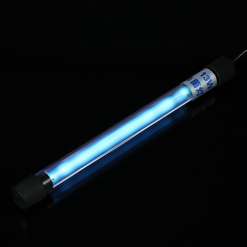13W UV Light Sterilization Lamp Submersible Ultraviolet Sterilizer Water Disinfection