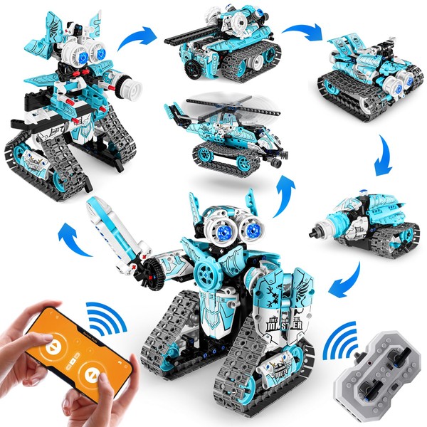 nicknack Remote Control Building Toys, 6 in 1 Remote App