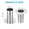 PATIKIL 2" Duct Connector Flange, Straight Pipe Exhaust Flange Stainless