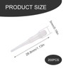 WJUAN Soft Darts Pack of 200, White Soft Dart Tips,