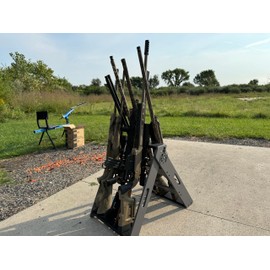 Therafin Corporation Portable Gun Rack | Foldable and Waterproof | Durable, HDPE Construction | Easy to Store and Transport for Indoor & Outdoor Use