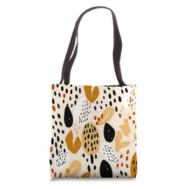 Minimalistic Nature Abstract Boho Brushstrokes Tote Bag