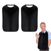 ZKFSIE 2PCS Adults Stretchable Bib, Waterproof Bibs for Adults and