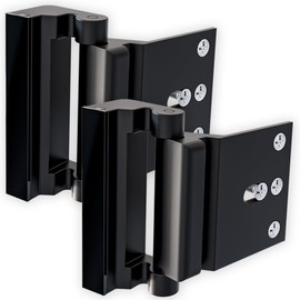 2-Pack Door Reinforcement Lock - Child Proof Door Lock - Endures 800 lbs of Impact Force - Interior Door Locks for Kids Safety - Security Door Latches for Top of Door