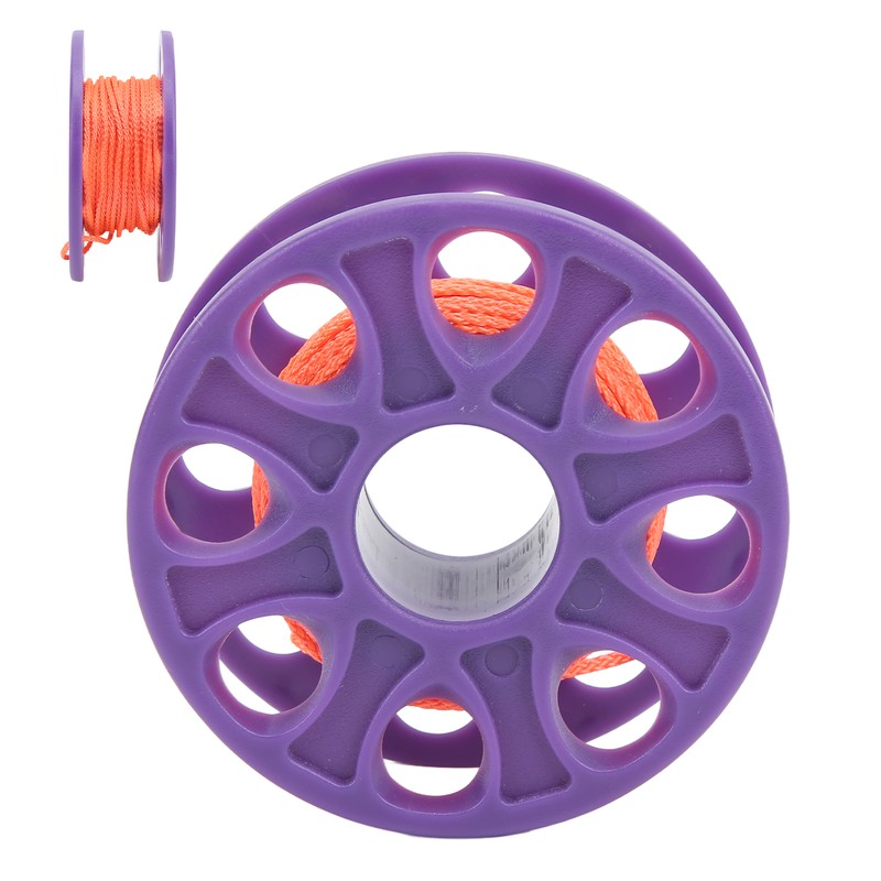 Diving Spool Plastic Prevent Winding Lightweight Diving Finger Reel with