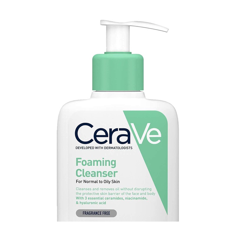 CeraVe Gel face and body foaming cleansing gel
