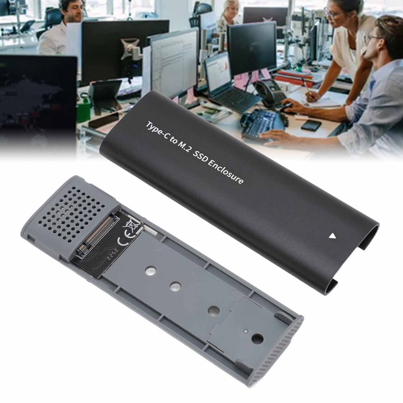 M.2 SATA Hard Drive Enclosure 5Gbps High Speed Tool Free