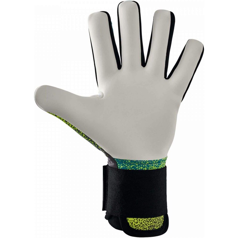 Erima Adult Flex RD Robusto Goalkeeper Gloves, Petrol/Lime/Black, 8.5
