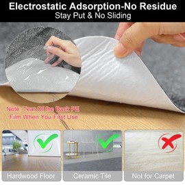 Desk Chair Underlay, 90 x 120 cm, Office Chair Underlay, Floor Protection Mat, Office Chair, Desk Chair Underlay, Scratch-Resistant Floor Mat, Chair Mat, Floor Protection Mat for Hard Floors,