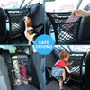 3-Layer Universal Universal Car Seat Mesh Tidy Storage Net Bag