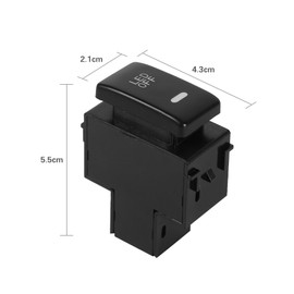 Car Light Switch, 12V Car Fog Light Switch Daytime Running Lights Switch for NISSAN Qashqai Juke Tiida Almera New