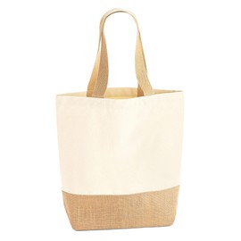 Westford Mill W450 Jute Base Canvas Shopper