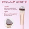 Maange 6pcs Brochas Maquillaje Doble Punta Set Multi Usos Estuche